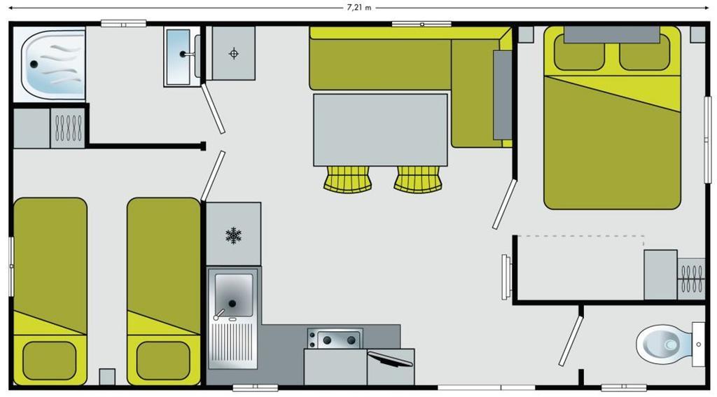 Mobil-Home 4 Pers Dans Camping 4 Etoiles La Palmyre Zewnętrze zdjęcie